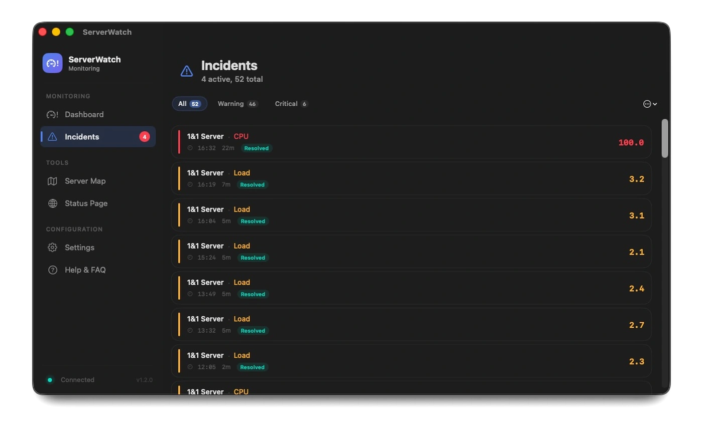Vorfälle auf macOS