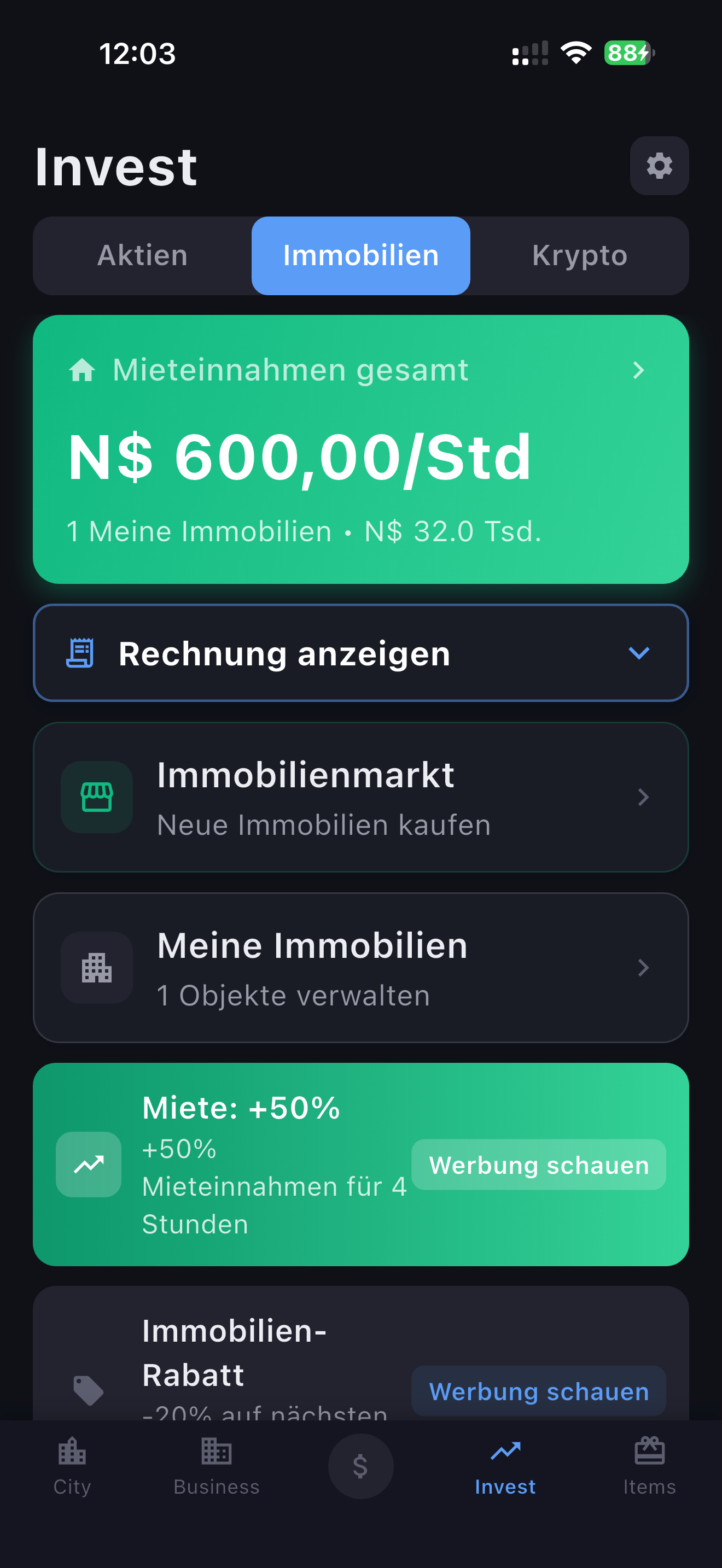 Immobilienmarkt